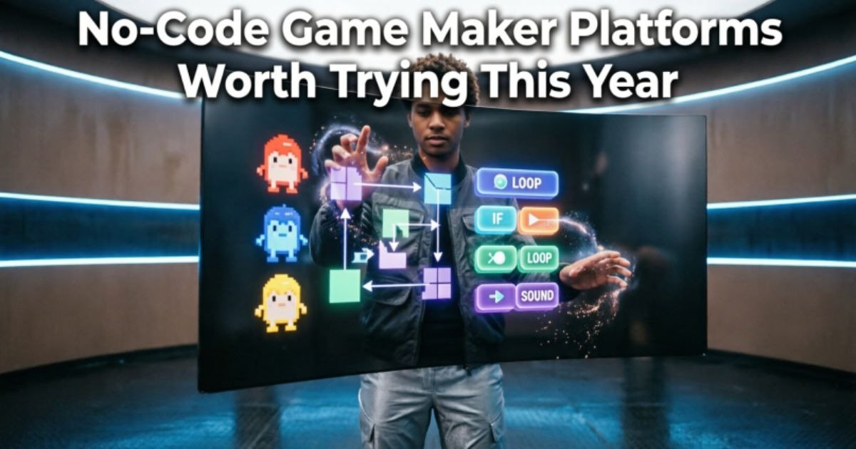 No-Code Game Maker Platforms Worth Trying This Year